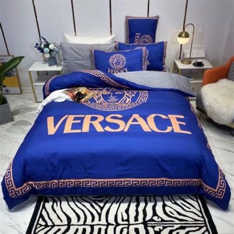 replica versace bedspread|authentic Versace bedding.